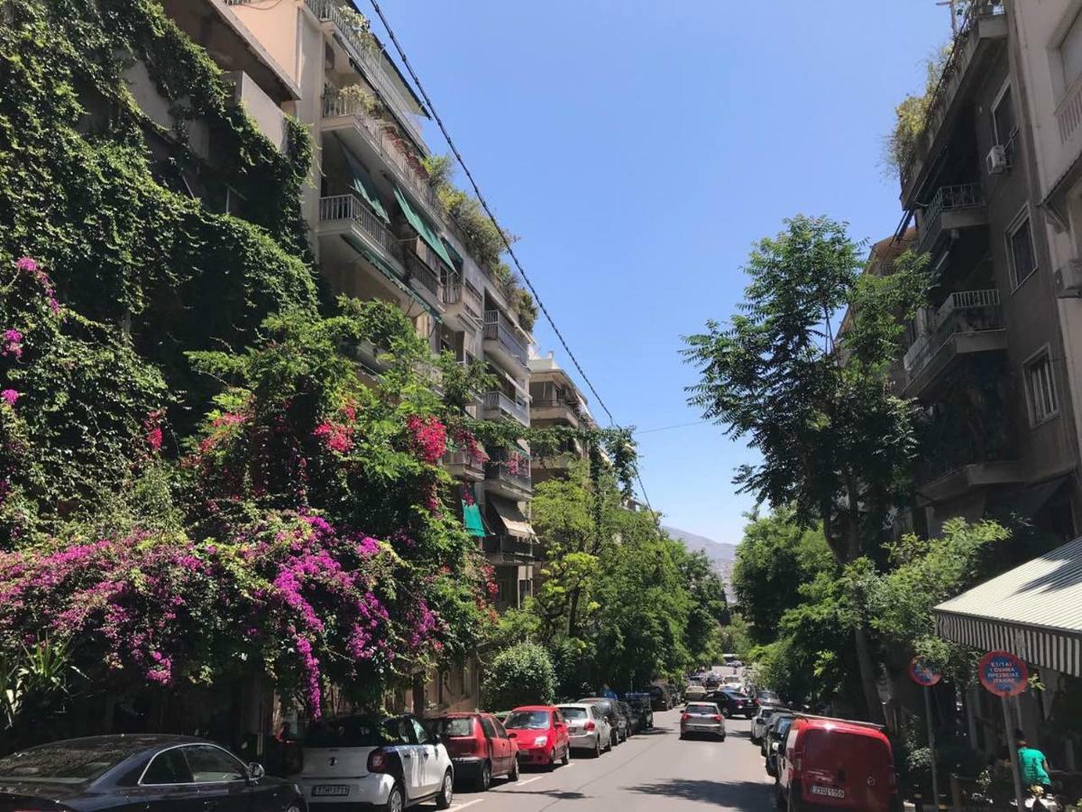 Oasis Veranda Under Columns.Kolonaki Embassy Area. Athen Eksteriør bilde